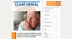 Desktop Screenshot of disabilityinsurancelegalad.com